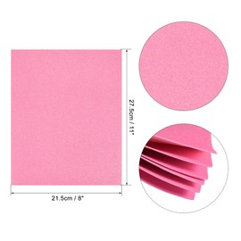 uxcell Pink Shiny EVA Foam Sheets 11 x 8 Inch 2mm Thick for Crafts DIY Projects 6 Pcs