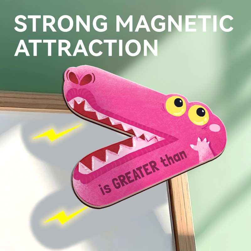 Dotimo Math Manipulatives 1st Grade, Magnetic Math Signs Jumbo Magnetic