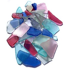 Nautical Crush Trading Sea Glass | Assorted Colored Sea Glass Mix | 11 Ounces of Sea Glass for Art Crafts and Decor | Sea Glass Bulk