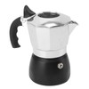 Moka Pot with Double Valve 150ML octagonal Aluminum Moka Stovetop