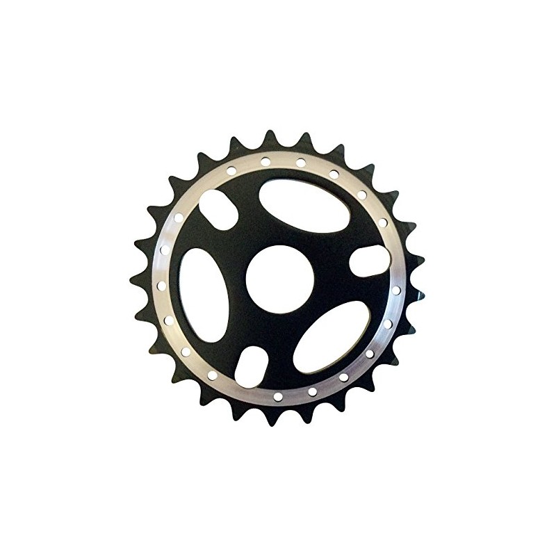 Cervus Bike Alloy BMX Crank Chainring Teeth:25 Black