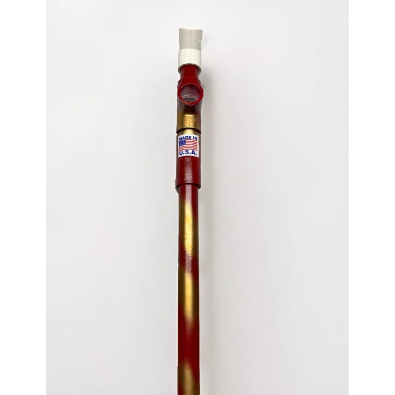 PVC Creations Marshmallow Shooter Red & Gold PVC Marshmallow Shoots