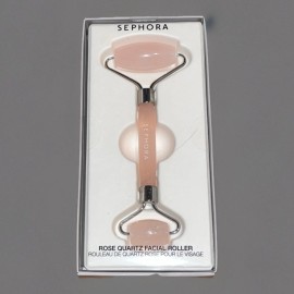 Sephora Mini Rose Quartz Facial Roller Double Ended NEW IN BOX