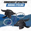 WEEROCK Bike Shifter Lever 18 Speeds 3X6 Thumb Gear Shift