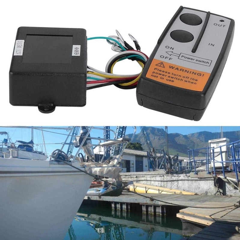 Marine Anchor Remote, Waterproof Windlass Wireless Switch, Professional Boat Sail