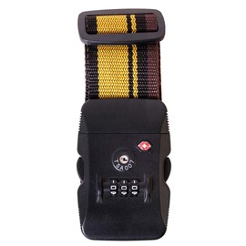 TSA Suitcase Strap Suitcase Lock Combination Lock USA Travel Black Yellow
