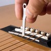 BOBOZHONG Understring Radius Gauge,9PCS Guitar Luthier Tool,Radius Gauge Set Stainless