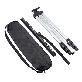 KINGART 736 Artist Easel - Sturdy Aluminum Tripod Field and Display Easel - Adjustable Height 18" to 66" (5.5 Feet), Holds 36" Canvas - Floor or Tabletop, Portable