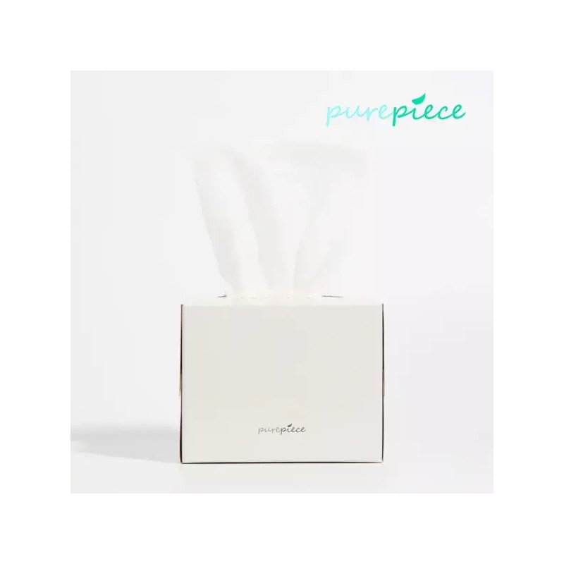 Pure Peace 퓨어피스 먼지없는 천연펄프 미니각티슈 230매 12개입 미용티슈 비염티슈
