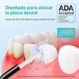 COSLUS Hilo Dental de Agua: Irrigador Oral Portátil Inalámbrico 300ML Recargable Limpiador de Viaje IPX7 Impermeable Máquina de Hilo Dental Eléctrico 