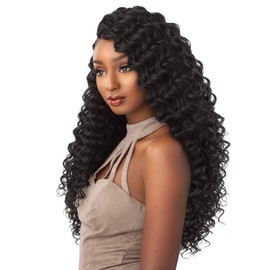 MULTI PACK DEALS! Sensationnel Synthetic Hair Crochet Braids Lulutress Deep Wave 18" (6-PACK, T1B/27)