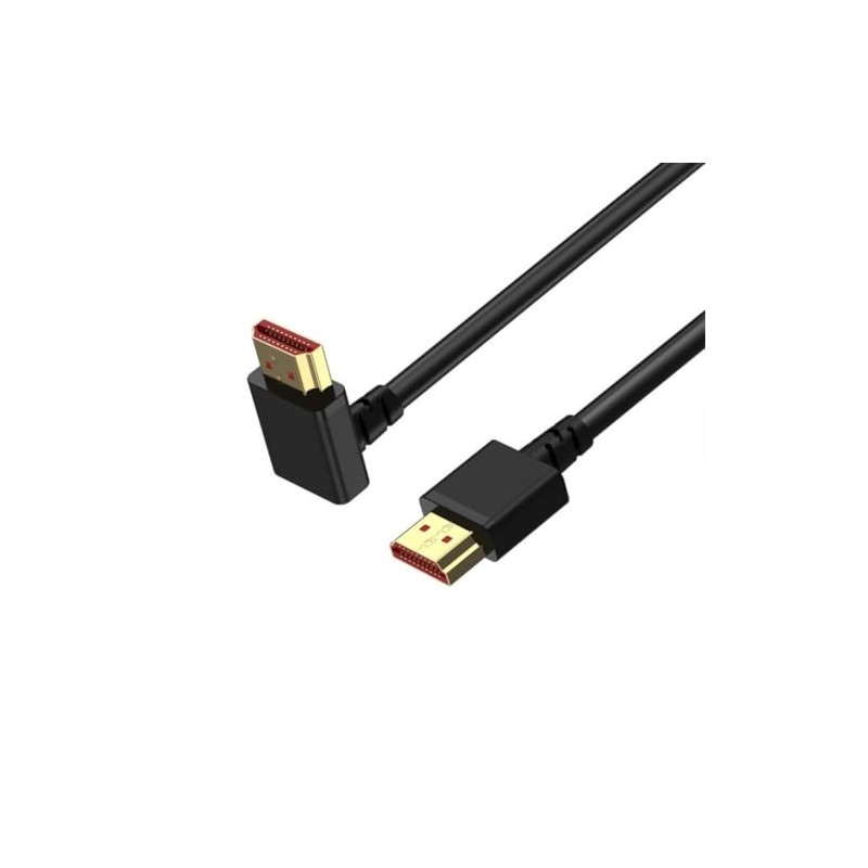 BOOC Straight Down Bend HDMI Elbow HD Video Cable 2.1