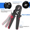 HSC8 6-4 0.25-10m㎡ AWG23-7 Ferrule Crimping Tool Kit High Hardness