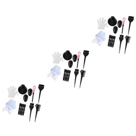 LALAFINA 45 Pcs 1 Hair Coloring Tools Hair Salon Kit Hair Coloring Kit Hair Color Applicator Hair Tinting Bowl Hair Coloring Bowl Hair Salon Shawl Bleach Tinting Brush Hair Dye Earmuffs