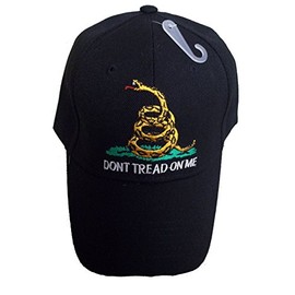 Ruffin Gadsden Flag Baseball Cap - Black - Dont Tread On Me