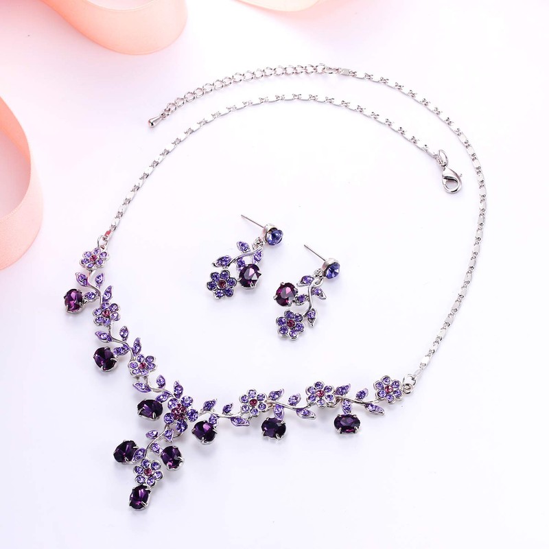 EVER FAITH Mujer Sets de Joyería Cristal Austriaco Bola de