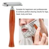 Long Handle Double Edge Safety Razor Zinc Alloy Resin Manual
