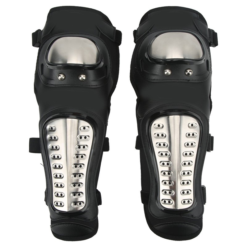 1 Pair Motorcycle Knee Pads Drop Resistance Rubber Cycling Protective