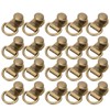 Yctze 100 pcs Shoelace Rivets Shoe Lace Hook Shoelace Hooks