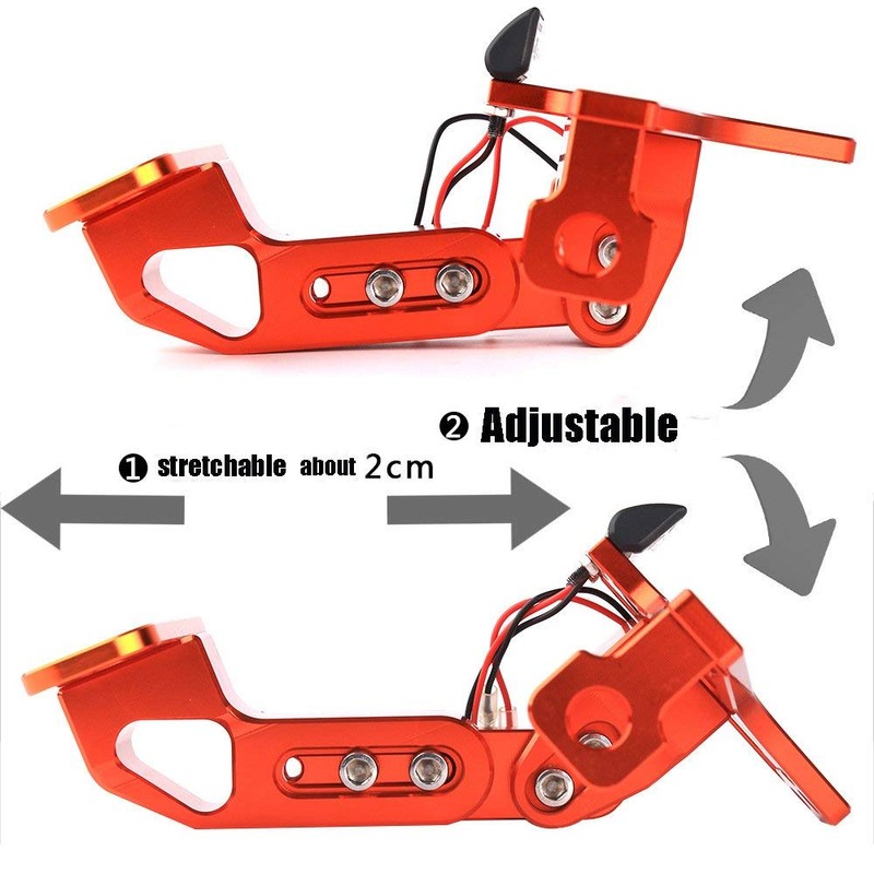 Karun Universal Motorcycle CNC License Plate Holder Bracket for Duke