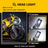 Ruiandsion P45T H5 R2 LED Headlight Bulb White DC 10-30V