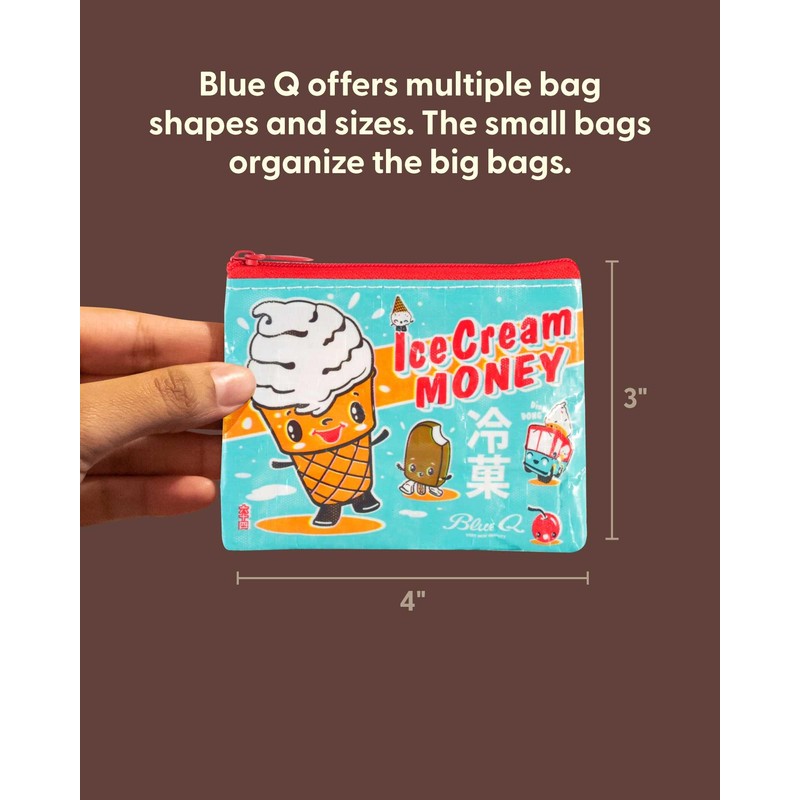 Blue Q - Ice Cream Money Coin Purse