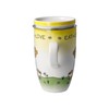 Tea Cup with Lid and Strainer The Little Yogi -