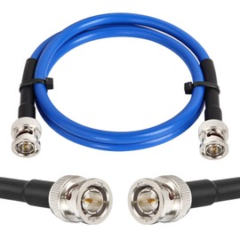 XRDS -RF 12G SDI Cable 3FT, SDI Video Cables 3G/6G/12G 75ohm BNC Male Cable Supports HD-SDI/3G/6G-SDI/4K/8K for Video Security Camera Converter