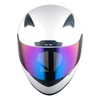 1STORM Motorcycle Bike Full FACE Helmet Booster Glossy White