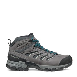 SCARPA Men's Moraine WP Mid Waterproof Breathable Boots for Backpacking & Hiking - Anthracite - 12-12.5 Women/11-11.5 Men