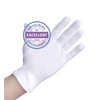 Dermatest: Very Good Cotton Gloves, White Gloves Made of 100%