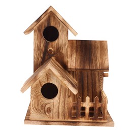 Bird House, Bird Nesting Box, Small Wooden Bird House, Hanging Bird House, Compact Bird Villa Decoration, Suitable for Garden, Tree, Forest, Balcony
