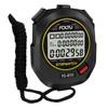 FCXJTU Sports Stopwatch Timer, 10Lap/Split Memory Digital Stop Watch Black