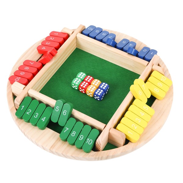 Shut The Box Dice Game, 8 Dices Classic Board Game