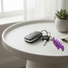 Komonee Fish Bone Purple Bottle Opener Key Chain Metal Dead
