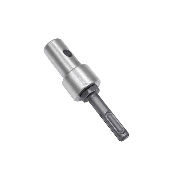 Round Shank Garden Earth Auger Drill Adapter,2 Slots and 2