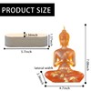 YUEFUDU 7-inch Buddha Statue Collection with LED lamp Base -
