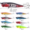 Sougayilang 10pcs Hard Plastic Floating Fishing Lures for Saltwater Freshwater