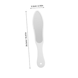 Ipetboom Stainless Steel Foot Exfoliator Pumice Stone Foot File Scratcher for Dead Skin Ergonomic Handle Compact Design