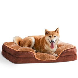 Dog Bed Orthopedic Sofa, Big Supportive Foam Pet Couch with Washable Cover, Waterproof Nonskid Bottom Cat Bedsure