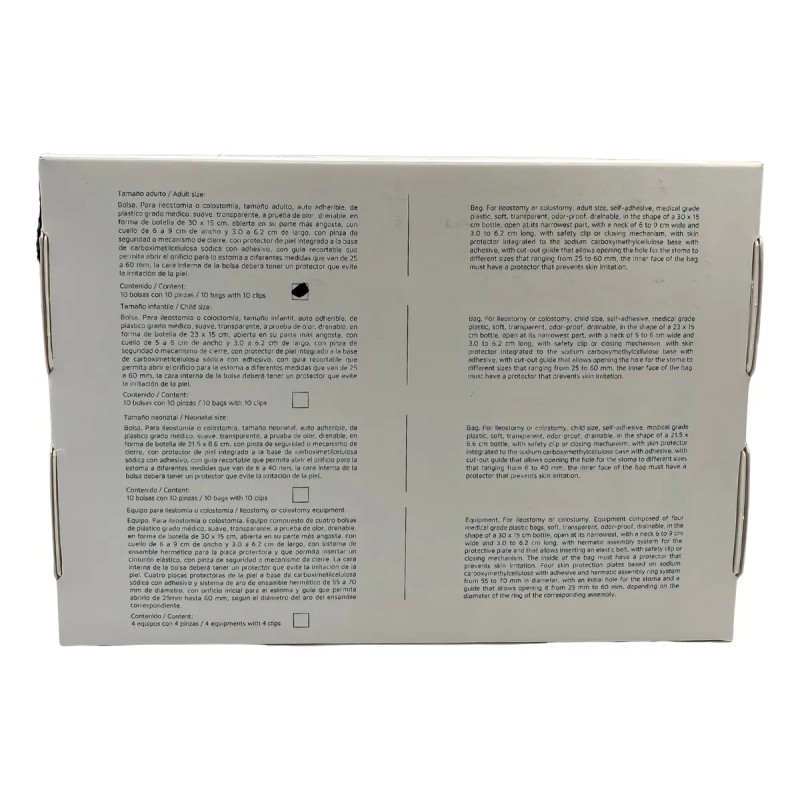 10 Bolsas de Colostomía Osto System Adulto