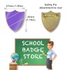 Prefect Shield School Badge - Enamel and Brass - Safety
