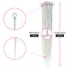 Dsoar Thin 0.6 cm Long Synthetic Dreadlock Extensions, Handmade 20