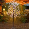 7FT Cherry Blossom Tree with 144 LED Lights, 432 Lush