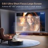 4K Supported Android 11 Mini Projector with WiFi 6 &