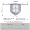 Boundless Voyage Titanium Coffee Drip Filter Reusable Pour-Over Coffee Filters