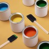 CustomyLife 10 Pcs 1inch Foam Paint Brushes Wood Handle Sponge