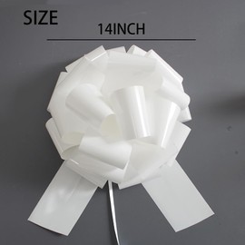 Extra Large 14" Pull Bow,1Pcs Large Gift Bows,Perfect Large Gift Bow for Christmas,Bicycles,appliances,Gifts,Weddings,classrooms,Rooms,Dining Table Decorations,and Partie