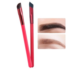Cepillo para cejas salvaje, cepillo para cejas multifunción, cepillo para contorno de corrector de cejas, cepillo para cejas cuadrado con mango ergonómico para contornear y rellenar con precisión
