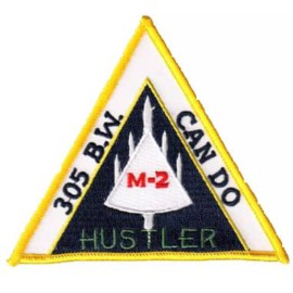 305th B.W. CAN DO M-2 HUSTLER Patch – Sew On